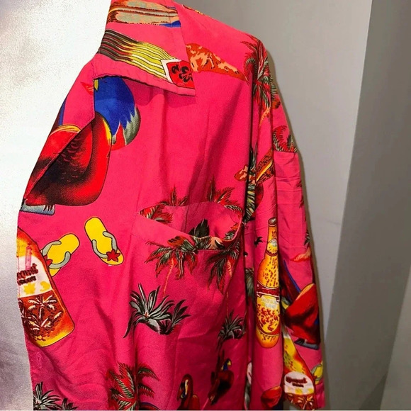 Pacific & Co Hawaiian Button Down Shirt - Size L - Picture 6 of 8